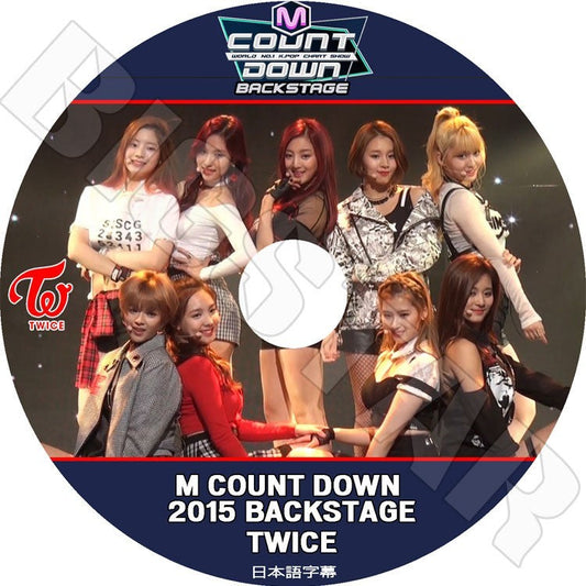 K-POP DVD/ TWICE 2015 M COUNT DOWN Back Stage(日本語字幕あり)／TWICE DVD