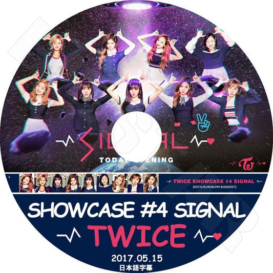 K-POP DVD/ TWICE SIGNAL SHOWCASE (2017.05.15)(日本語字幕あり)／トゥワイス ナヨン ジョンヨン モモ サナ ジヒョ ミナ ダヒョン チェヨン ツウィ KPOP DVD