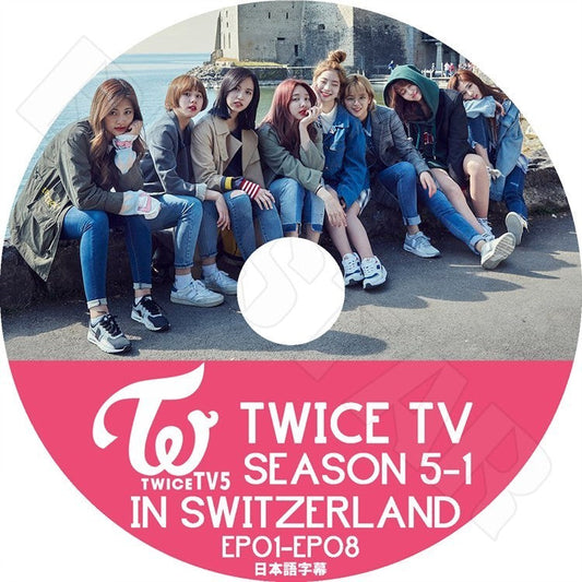 K-POP DVD/ TWICE TV SEASON 5-1(EP01-EP08) in Switzerland(日本語字幕あり)／トゥワイス ジヒョ ナヨン ツウィ モモ サナ ミナ ダヒョン ジョンヨン チェヨン