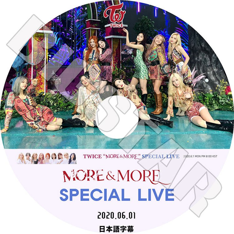 K-POP DVD/ TWICE MORE&MORE SPECIAL LIVE (2020.06.01)(日本語字幕あり)/ トゥワイス ナヨン ツウィ モモ サナ ミナ ジヒョ ダヒョン ジョンヨン チェヨン