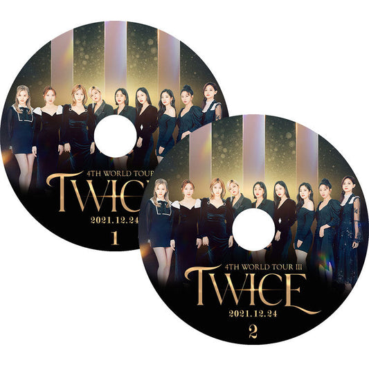 K-POP DVD/ TWICE 4TH WORLD TOURIII(2枚SET)(2021.12.24)/ トゥワイス ナヨン ツウィ モモ サナ ミナ ジヒョ ダヒョン ジョンヨン チェヨン KPOP DVD