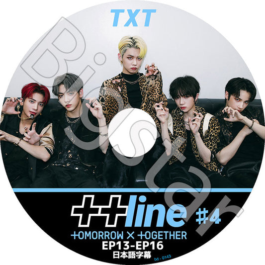K-POP DVD/ TXT ++LINE #4 (EP13-EP16)(日本語字幕あり)/ TXT トゥモローバイトゥゲザー ヨンジュン スビン ヒュニンカイ テヒョン ボムギュ TXT KPOP