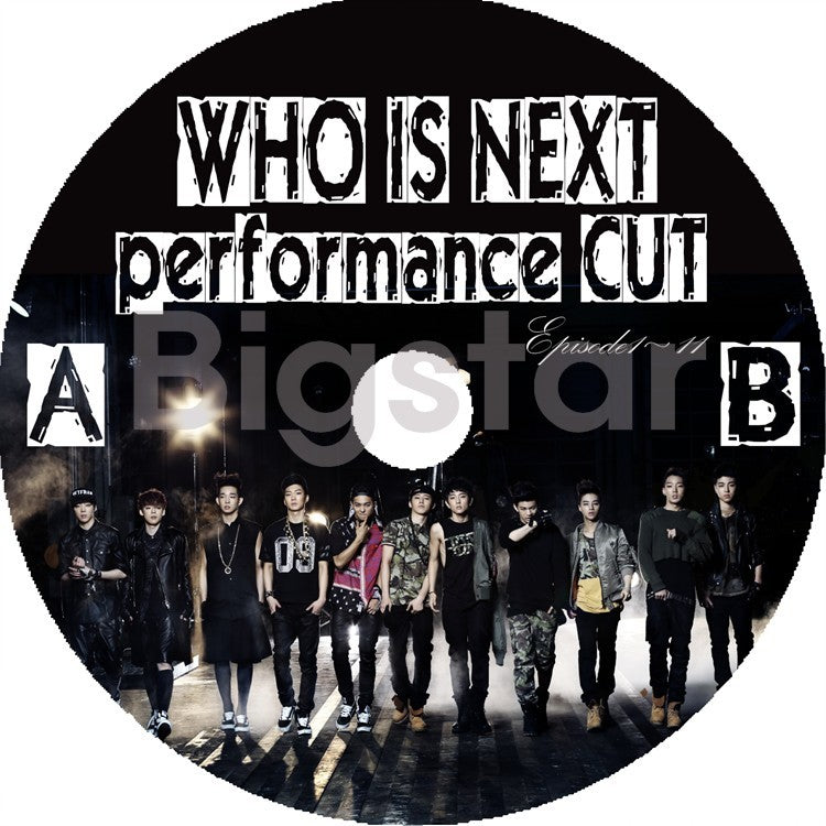 K-POP DVD/ Who is next Perfomance  A & B Team  ★  1~12話  ☆☆YG Ent.／WINNER DVD