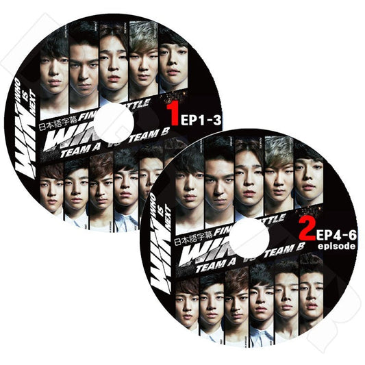 K-POP DVD/ WIN : Who Is Next EP1-EP11 完 SET(2枚)(日本語字幕あり)／BIGBANG 2NE1WINNER iKON ウィナー アイコン KPOP