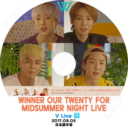 K-POP DVD/ WINNER Midsummer Night Live(2017.08.05)(日本語字幕あり)／ウィナー ソンミンホ カンスンユン イスンフン キムジヌ KPOP DVD